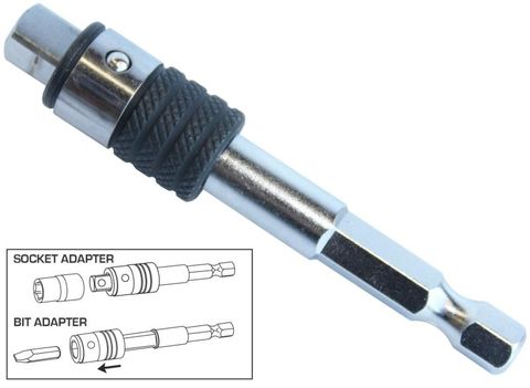 Adapter Power Bit 2in1 1/4" SQ DR 1/4"