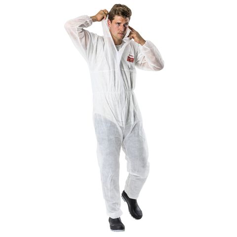 Titan 220 PPSB Disposable Polypropylene Coverall CE Cat I, Size Large