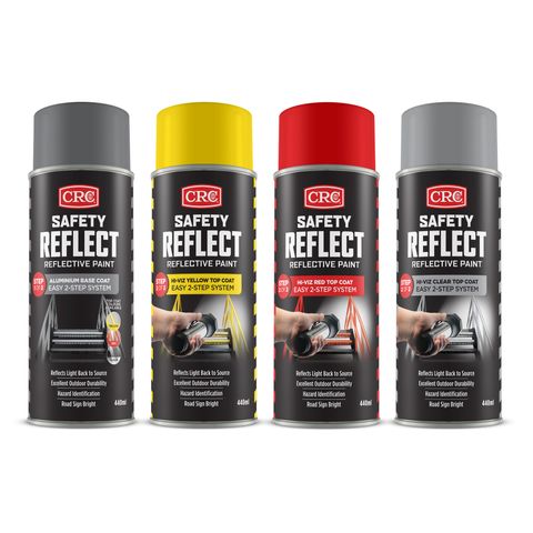 CRC Safety Reflect Paint Aluminium Basecoat 440ml