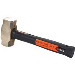 Groz Indestructible Handle Brass Head Hammer 2.5lb/1.1kg