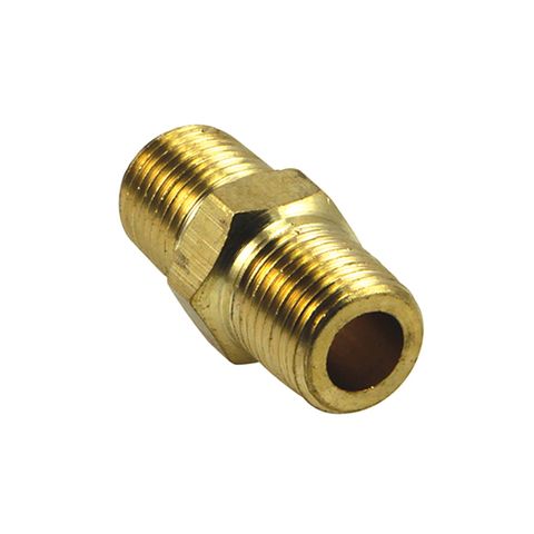 Champion 1/8in BSP Brass Hex Nipple - 2pk