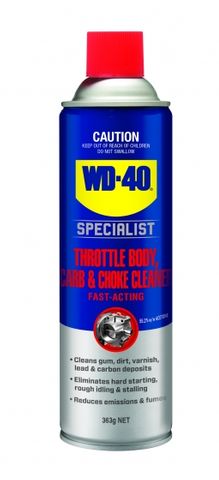 WD40 Spec Throttle Body, Carb & Choke Cleaner 450ml