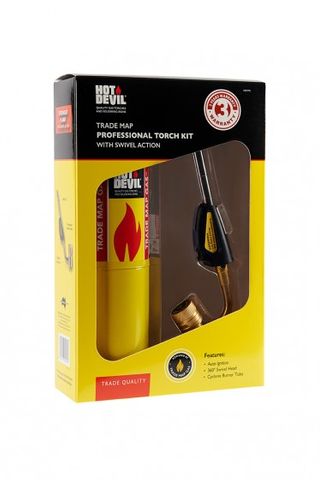 Hot Devil Prof Trade Map Torch Kit / Swivel Head