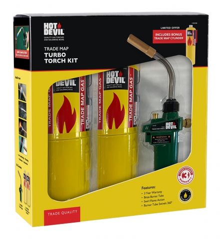 Hot Devil Trade Map Turbo Torch Bonus Kit