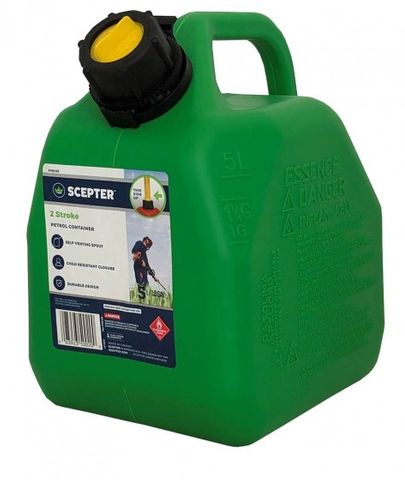 Scepter 5L 2-Stroke Green Fuel Can