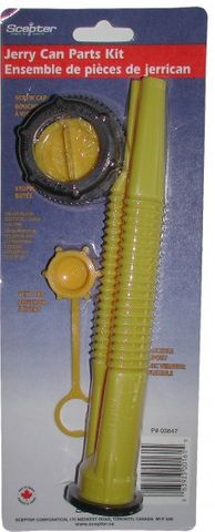 Scepter Yellow Plastic Gas Can Accessory Kit 03647