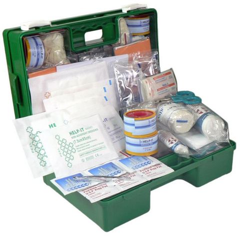 First Aid Kit Industrial Green Mountable (FAK016PB) - 1-25 person