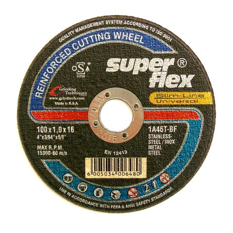 Super Flex 100 x 1 x 16 INOX Cut Off Disc