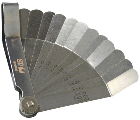 SP Feeler Gauge Set 12pc Offset