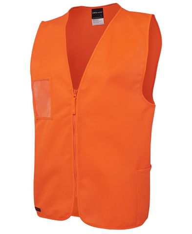 JB's HV Zip Safety Vest - Orange - S