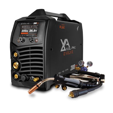 XcelArc Mig200 Evolve Pulse Mig Inverter Welder Package