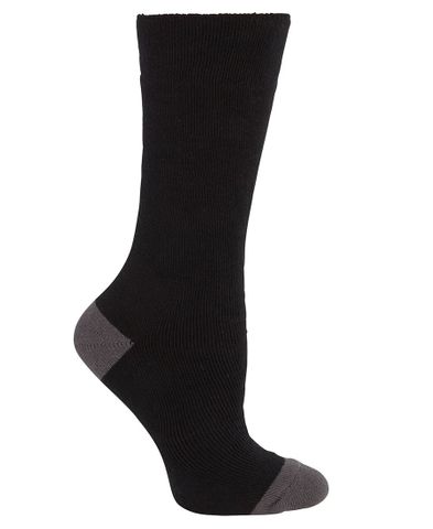 JB's Work Sock (3 Pack) Black/Grey - King