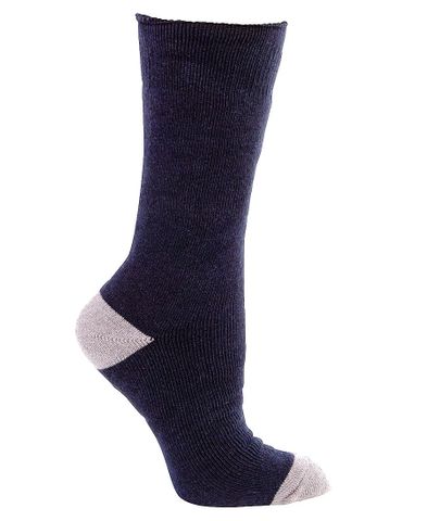 JB's Work Sock (3 Pack) Navy/Grey - King