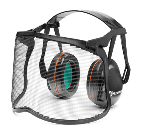 Garden Earmuffs with Mesh Visor