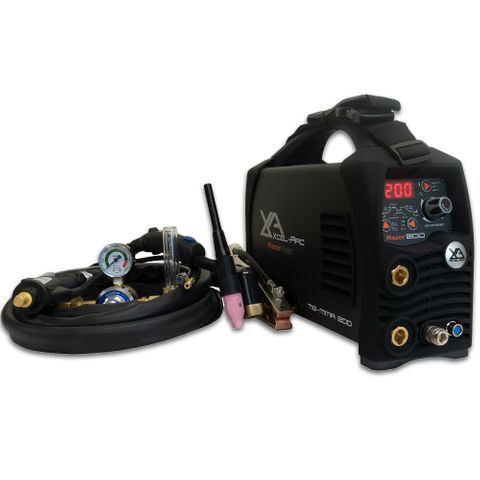 RazorWeld Tig200P DC Pulse Digital Inverter Welder - T2 Package