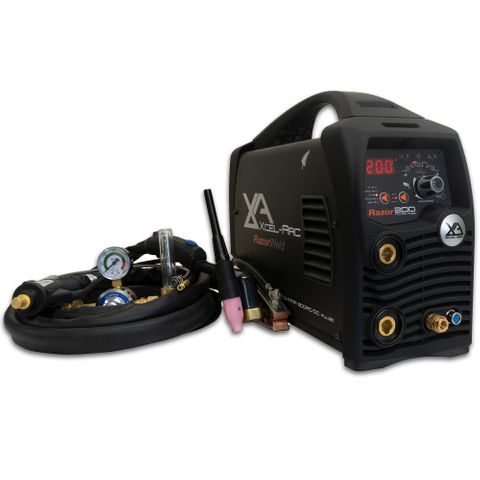 RazorWeld Tig200CRZ AC/DC Pulse Digital Inverter Welder - T3 Package