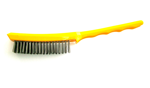 Plastic Carbon Wire Brush 4 Row