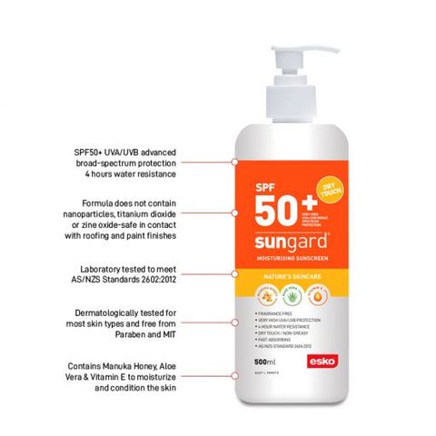 SunGard SPF 50 Sunscreen 500ml Bottle