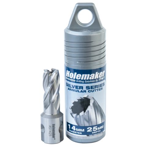 Holemaker 14mmx25mm Silver S. Annular Cutter