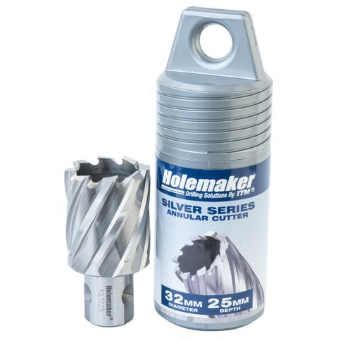 Holemaker 32mmx25mm Silver S. Annular Cutter