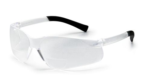 Esko Bi-Focal Safety Spec, Clear Lens, Anti Fog Mag x1.5 (+150%)