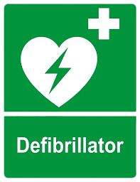 Defibrillator Screenprint on PVC 340x240mm