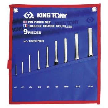 King Tony 9pc Pin Punch Set Tet Pouch