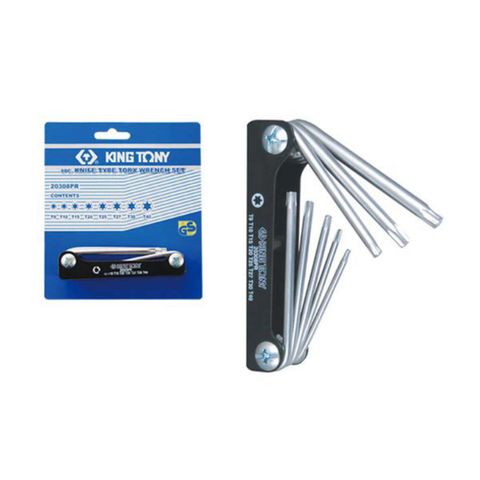 King Tony 8PC Torx Wrench Set Knife Type
