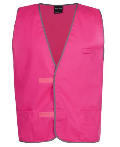 JB's Coloured Tricot Vest Hot Pink - M