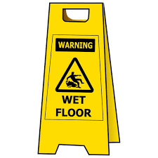 WARNING Wet Floor Sign