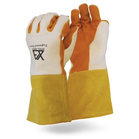 Xcel/Arc Pig Skin Tig Welding Gloves