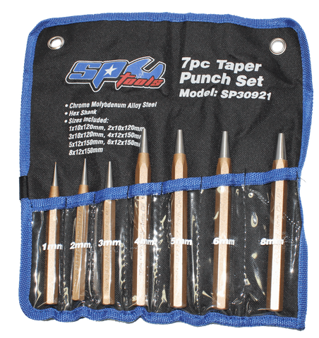 SP Tools Punch Taper 7pc Set