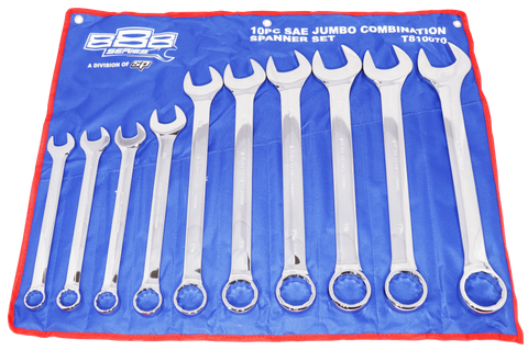 888 Spanner Set ROE SAE Jumbo 10pc