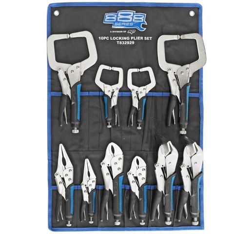 888 Locking Plier Set - 10pc