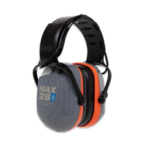 Esko Max28 Bluetooth Banded Earmuffs Class 5 28dB, AS/NZS1270:2002