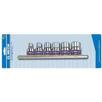 King Tony 6pce Torx Sockets on Rail