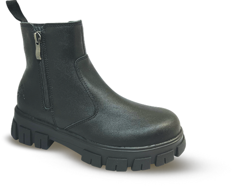 Apex Nancy Womens S/On Safety Boot Black UK9 (EU40)