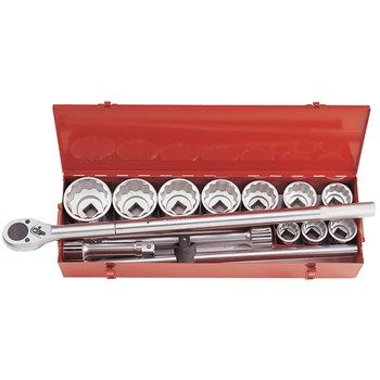 King Tony 14pc 1"DR Socket Set 36-80mm