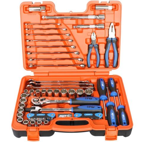 SP Tool Kit in X-Case - 1/2"Dr - 60pc Metric/Sae