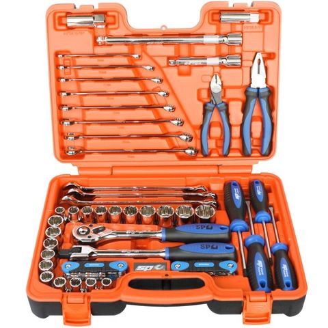 SP Tool Kit in X-Case - 1/2"Dr - 60pc Metric/Sae