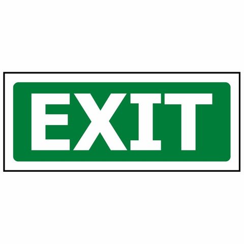 Exit Sign 240mm x 100mm (ACM Rigid)