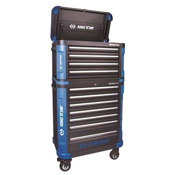 King Tony 278 Pce Tool Set in 4 Draw Box & 7 Draw Roll Cab - Blue Series
