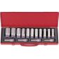 King Tony 1/2dr Impact Socket Set 14pce 10-27mm 6pt