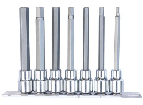 SP 3/8"Dr Inhex Deep Socket Rail Set - 7pc - Metric