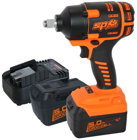 SP 18v 1/2"Dr 5.0ah Brushless Impact Wrench Kit