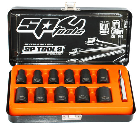 SP 3/8"Dr Impact Twist Socket Set - Metric - 12pc