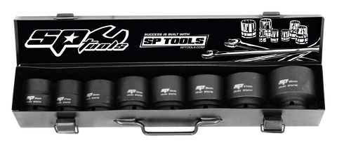 SP 3/4"Dr Impact Socket Set - 6pt Metric - 8pc