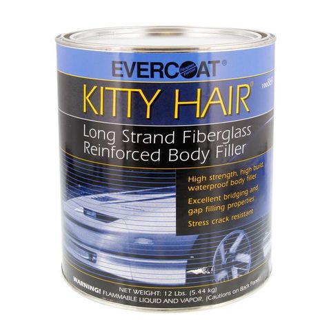 Kitty Hair - Quart Tin. Long Strands of Fibreglass