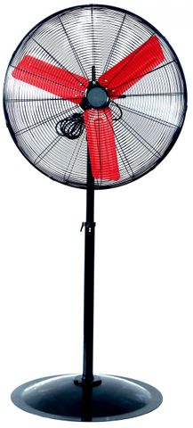 Powerbuilt 76cm High Velocity Pedestal Oscillating Fan