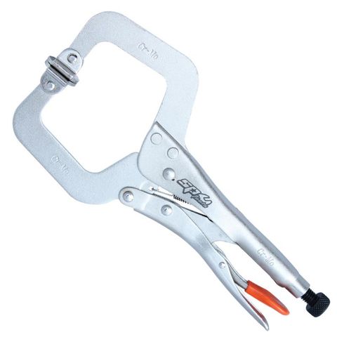 SP C-Clamp Locking Pliers - Swivel Pad - 275mm (11")